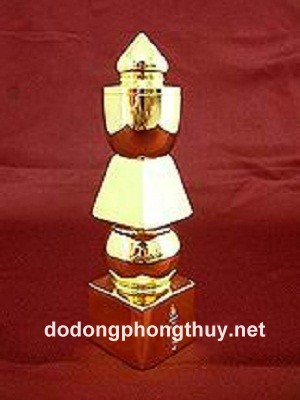 Tháp ngũ hành phong thủy bằng đồng hóa giải ngũ hoàng