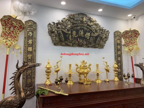 cuốn thư câu đối thờ gia tiên