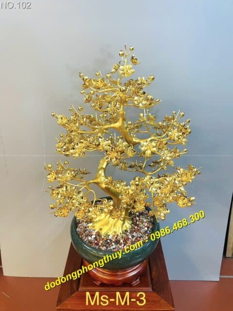 cay hoa mai bang dong ma vang 24k