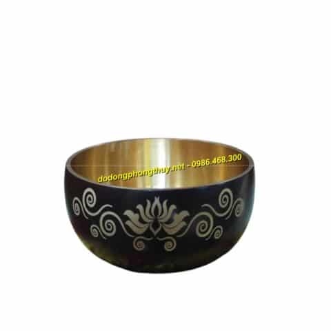 Chuông bát, chuông thỉnh bằng đồng, âm thanh ngân dài 3 chuong tung kinh bang dong